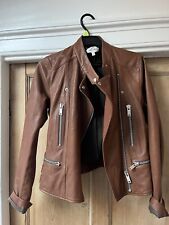 reiss leather jacket for sale  CONSETT