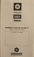 Petite brochure tarif d'occasion  France