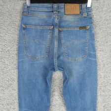 NUDIE JEANS PIPE LED CRISPY PEPPER W25 L32 JASNONIEBIESKIE DŻINSY UNISEX SKINNY na sprzedaż  PL