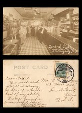 Usado, Cartão postal foto real Mayfairstamps México 1928 Central Café Juarez Gonzales RPPC comprar usado  Enviando para Brazil