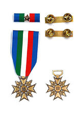 Medaglia nastrino bronzo usato  Italia