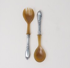 Elegantes salatbesteck 800er gebraucht kaufen  München