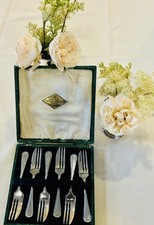 Vintage dessert forks for sale  HORNSEA