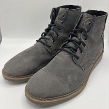 Botas Tom's Shoes Chukka cinza tamanho 13 camurça resistente à água em excelente estado usado comprar usado  Enviando para Brazil