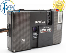[PRAWIE IDEALNY] Rejestrator Konica Czarna półramka 35mm Kamera filmowa z Japonii na sprzedaż  Wysyłka do Poland