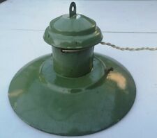 Usado, Lâmpada industrial original, lâmpada pendente, luminária de fábrica esmalte URSS LOF soviético comprar usado  Enviando para Brazil