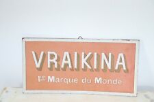 Publicité carton vraikina d'occasion  La Côte-Saint-André