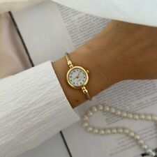 Gold minimal watch usato  Torino