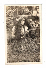 Vintage Postcard - 1923 - A Hula Girl with Ukulele. Hawaii na sprzedaż  Wysyłka do Poland