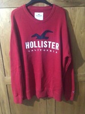 Hollister red men for sale  YSTRAD MEURIG