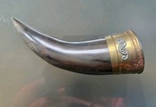 Vintage trinkhorn horn gebraucht kaufen  Königswinter