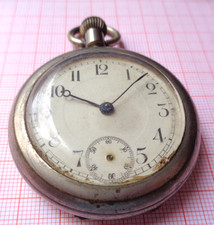 Antike metall taschenuhr gebraucht kaufen  Eggenstein-Leopoldshafen