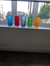 Whitefriars glass fluted for sale  FERRYHILL