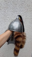 Helm kettenbrünne fellbesatz gebraucht kaufen  Grünkraut