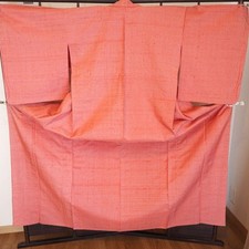 Kimono individual rosa, 152cm de comprimento, usado, roupa tradicional japonesa No7135 comprar usado  Enviando para Brazil