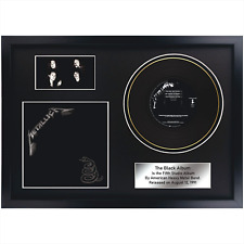 Metallica - The Black Album / Memorabilia / LP / Lembrança em moldura preta / Metal comprar usado  Enviando para Brazil