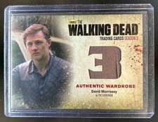 2014 Cryptozoic Walking Dead S3 David Morrissey The Governor Wardrobe Patch #M37 comprar usado  Enviando para Brazil