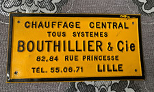 Plaque ancienne chauffage d'occasion  Villepinte