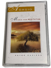 Adagio Cassette Tape Music For Meditation Peter Davison Yoga New Age, usado comprar usado Adagio Cassette Tape Music For Meditation Peter Davison Yoga New Age, usado comprar usado  Enviando para Brazil