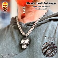 Skull anhänger edelstahl gebraucht kaufen  München