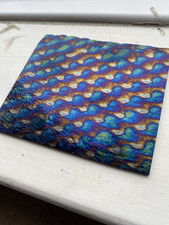 Dichroic glass 13cm for sale  HALIFAX