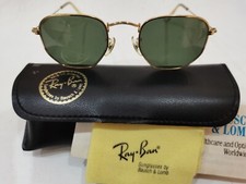 1980's VINTAGE RAY-BAN B&L EUA COLEÇÃO CLÁSSICA II OURO W0980 E ESTOJO ORIGINAL comprar usado  Enviando para Brazil