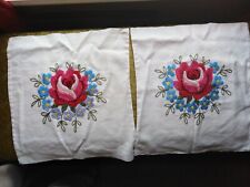 Hand embroidered floral for sale  HALIFAX