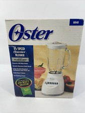 Usado, Jarro de vidro Oster 6648 liquidificador 14 velocidades todo metal acionamento copo R branco modelo 1999 comprar usado  Enviando para Brazil