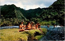 Cartão postal Tahitian Girls, "The Bounty", Vinoy Yachy Basin, ST PETERSBURG, Flórida comprar usado  Enviando para Brazil