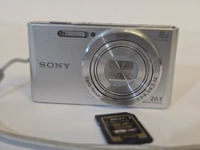 PACOTE de Câmera Digital Sony Cybershot DSC-W830 20.1MP Prata TESTADO!! comprar usado  Enviando para Brazil
