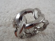 Silvertone chain link for sale  Eclectic