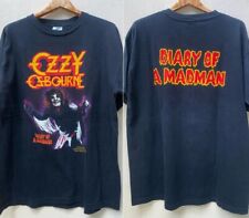 Camiseta Ozzy Osbourne Diary of a Madman 2 lados preta remake unissex NH14720 comprar usado  Enviando para Brazil