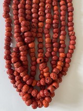 Red coral beads for sale  TAUNTON