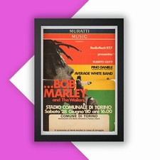 Pôster concerto Bob Marley estilo vintage rock pesado punk show impressão SEM MOLDURA A3, usado comprar usado  Enviando para Brazil