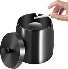 Aschenbecher edelstahl großer gebraucht kaufen  Aspisheim, Grolsheim