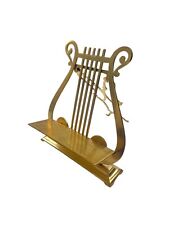 Vintage brass lyre for sale  LONDON