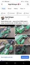 Rideon lawnmower for sale  DENNY