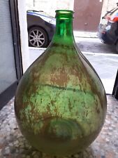 Damigiana verde vetro usato  Barletta