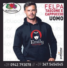 Felpa cappuccio tascone usato  Furci Siculo