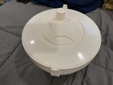 Coador giratório vintage Hoan salada alface secador plástico transparente branco feito nos EUA comprar usado  Enviando para Brazil