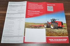 Brochura russa Rostselmash 2430 trator pesado 4x4 agricultura Prospekt comprar usado  Enviando para Brazil