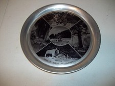 Bandeja de servir vintage colecionador prato de metal estanho sequóia Hwy Paul Bunyan Babe, usado comprar usado  Enviando para Brazil