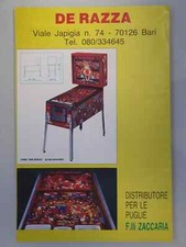 Pubblicita advertising pinball usato  Sanremo