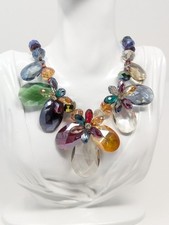 Vibrant crystal necklace for sale  PENZANCE
