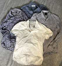 Pacote de camisas masculinas - Tamanho M - Quiksilver Osklen colarinho casual botão para baixo comprar usado  Enviando para Brazil