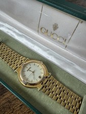 vintage gold gucci watch for sale  NOTTINGHAM