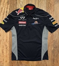 Camisa jeans masculina Red Bull Racing Formula 1 Team F1 RBR Team tamanho pequeno, usado comprar usado  Enviando para Brazil