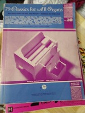 Usado, 79 CLASSIS PARA TODOS OS ÓRGÃOS Livro de Canções Partituras Vintage 1965 Coleção de Piano  comprar usado  Enviando para Brazil