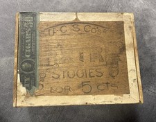 UCS CO’s Vintage Caixa de Charuto de Madeira Vazia Feita à Mão Fábrica Nº 6 23 Distrito de PA, usado comprar usado  Enviando para Brazil