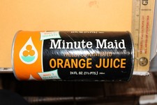 Vintage Coca Cola Minute Maid lata de suco de laranja concentrado congelado Houston Texas, usado comprar usado  Enviando para Brazil